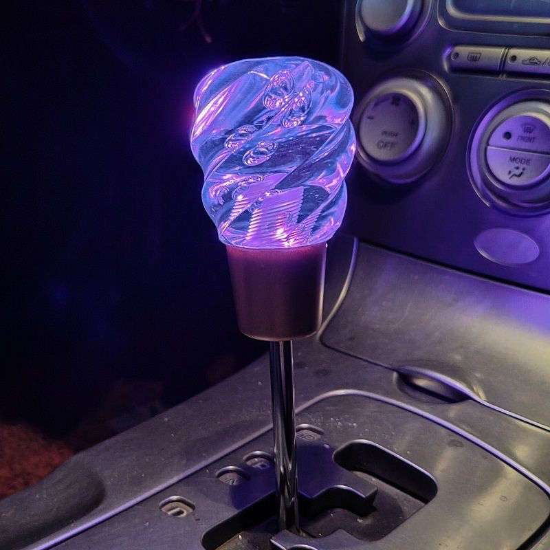 JDM Spiral Crystal LED Shift Knob