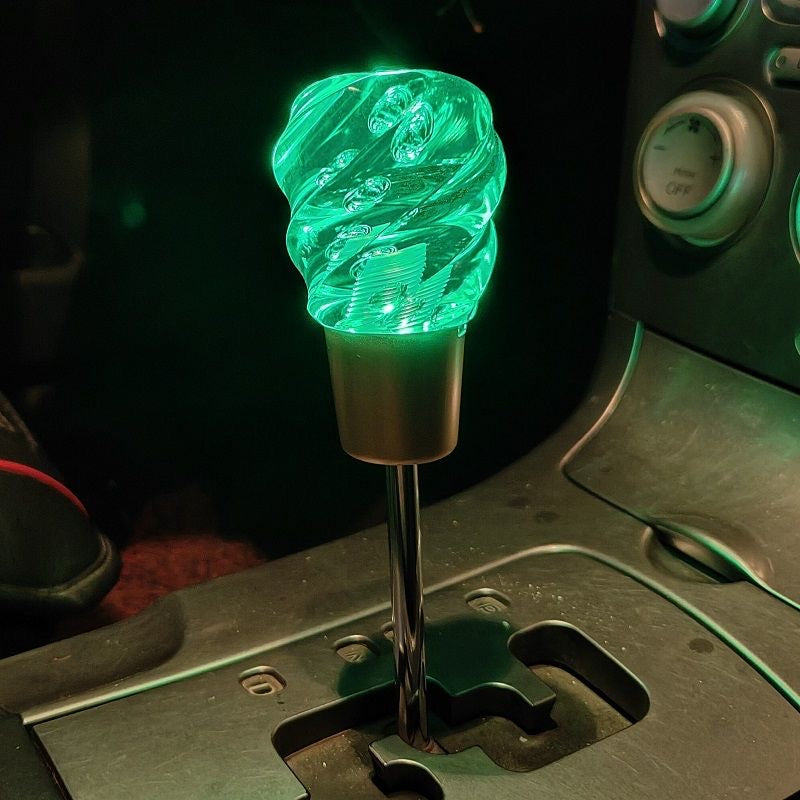JDM Spiral Crystal LED Shift Knob