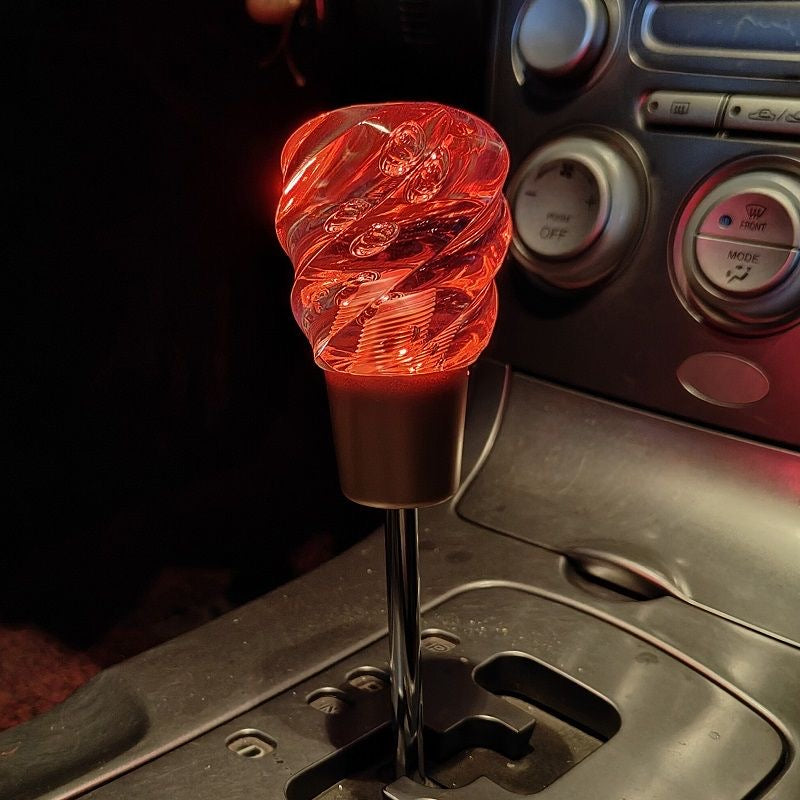 JDM Spiral Crystal LED Shift Knob