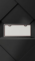 Carbon Fiber License Plate Frame Stealth Weave