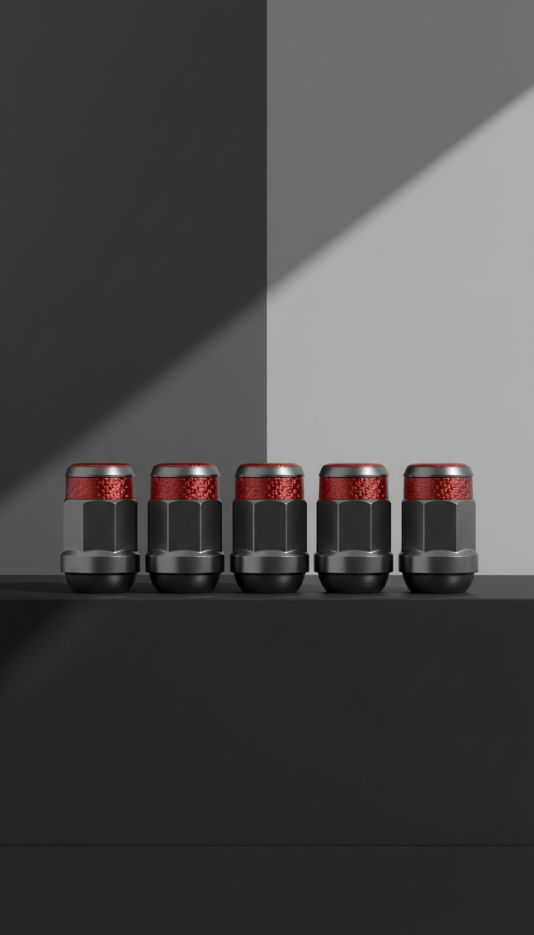 Forged Aluminum Lug Nuts Matte Black